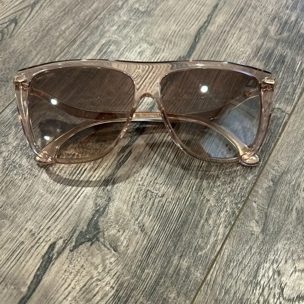 Jimmy Choo Chic Rose Gold Sunglasses